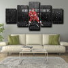 5 piece canvas painting art Detroit Red Wings Zetterberg room decor-1208 (3)