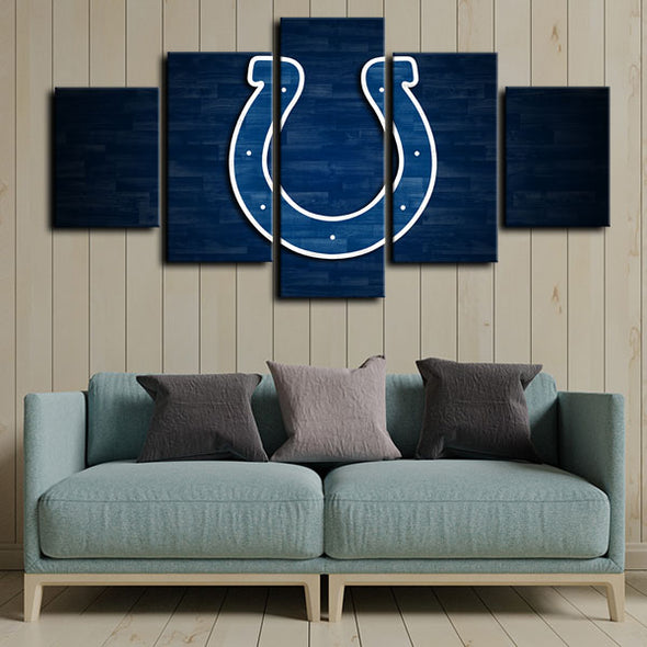 5 piece canvas painting art prints Indianapolis Colts home decor1216 (3)