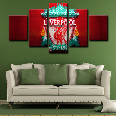 5 piece canvas painting art prints Liverpool Football Club home decor1209 (1)