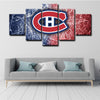 5 piece canvas painting art prints Montreal Canadiens home decor1209 (2)