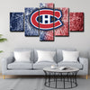 5 piece canvas painting art prints Montreal Canadiens home decor1209 (4)