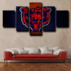 5 piece canvas prints Chicago Bears Emblem live room decor-1202 (4)