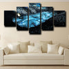  5 piece canvas prints San Jose Sharks SAP Center decor picture-1201 (4)
