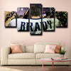 5 piece canvas wall art custom prints Patriots Brady wall decor-1224 (3)