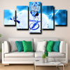 5 piece canvas wall art printsTampa Bay Lightning Bishop home decor-1219 (2)