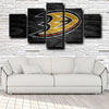 5 piece canvas wall art prints Anaheim Ducks Logo decor picture-1201 (3)