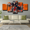 5 piece canvas wall art prints Anaheim Ducks Perry decor picture-1212 (2)