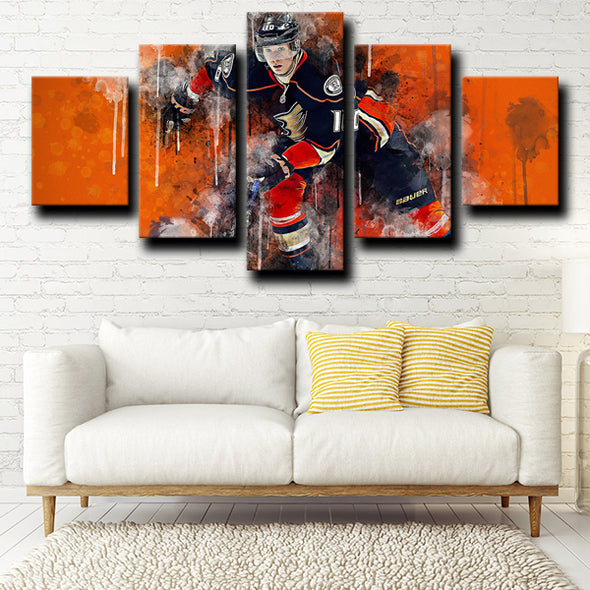 5 piece canvas wall art prints Anaheim Ducks Perry decor picture-1212 (4)