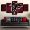 5 piece canvas wall art prints Atlanta Falcons Logo decor picture-1232 (4)