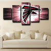 5 piece canvas wall art prints Atlanta Falcons logo live room decor-1228 (4)