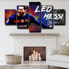 5 piece canvas wall art prints Barcelona Messi decor picture-1202 (1)