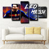 5 piece canvas wall art prints Barcelona Messi decor picture-1202 (4)