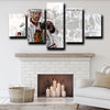 5 piece canvas wall art prints Chicago Blackhawks Sharp room decor-1206 (4)