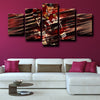 5 piece canvas wall art prints Chicago Blackhawks Toews room decor-1220 (2)