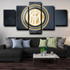 5 piece custom canvas Prints Inter Milan Logo home decor-1216 (2)