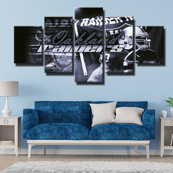 5 piece modern art canvas The Men in Black name decor picture-1226 (3)