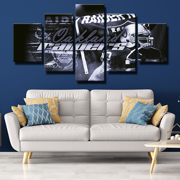 5 piece modern art canvas The Men in Black name decor picture-1226 (4)