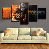 5 piece modern art canvas The Silver and Black Cooper wall decor-1228 (3)