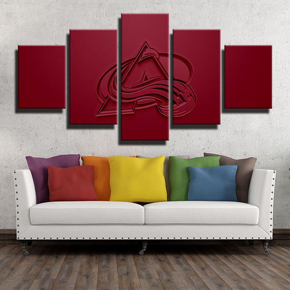 5 piece modern art canvas prints Avs red 3d simple live room decor-1209 (2)