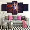 5 piece modern art canvas prints Clippers DeAndre Jordan wall decor-1234 (2)