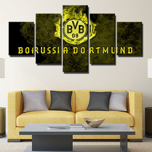 5 piece modern art canvas prints Dortmund wall decor-1234 (1)