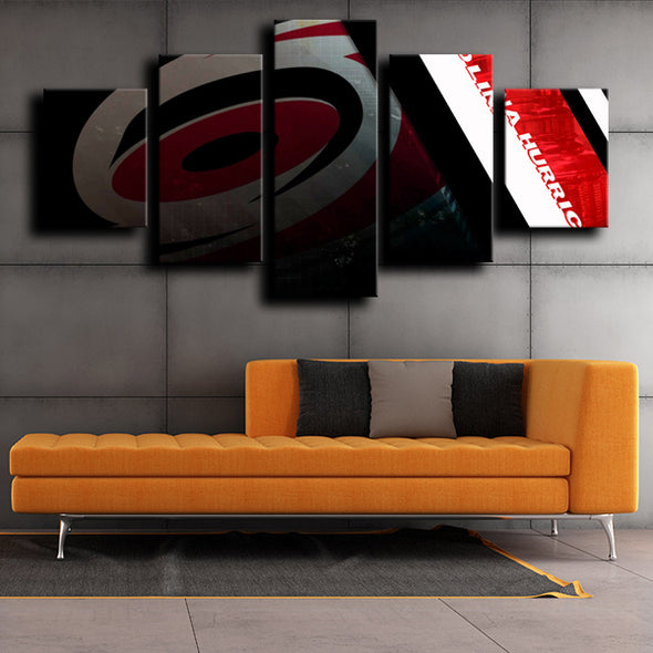 5 piece modern art canvas prints Hurricanes Logo live room decor-1204 (3)