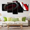 5 piece modern art canvas prints Hurricanes Logo live room decor-1204 (4)