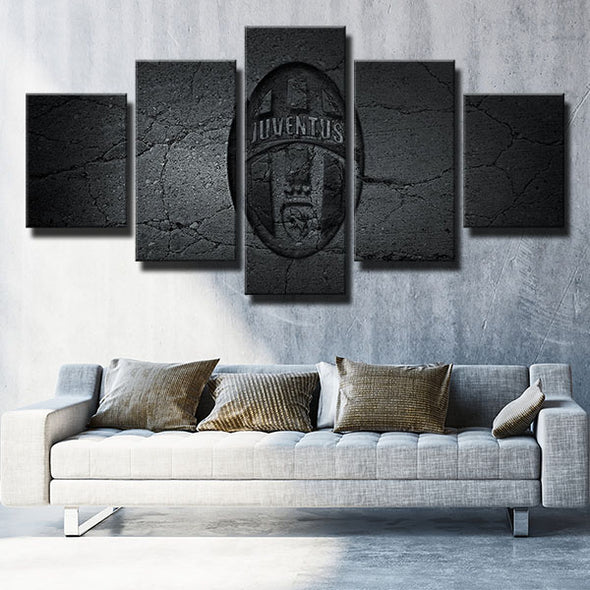5 piece modern art canvas prints Juve Earth wall logo decor picture-1269 (4)