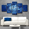 5 piece modern art canvas prints Leafers Home court light wall decor-1251 (4)