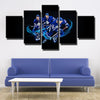 5 piece modern art canvas prints Leafs cool Colton live room decor-1259 (1)