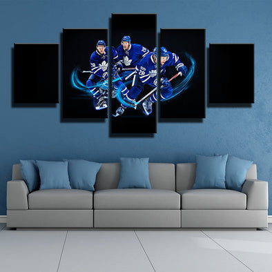 5 piece modern art canvas prints Leafs cool Colton live room decor-1259 (2)