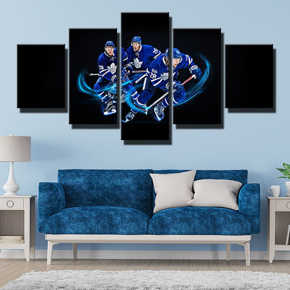 5 piece modern art canvas prints Leafs cool Colton live room decor-1259 (3)