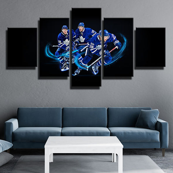5 piece modern art canvas prints Leafs cool Colton live room decor-1259 (4)