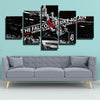 5 piece modern art canvas prints Lob City Handsome wall decor-1233 (2)