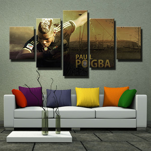 5 piece modern art canvas prints Old Lady Pogba rain live room decor-1335 (3)