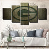 5 piece modern art canvas prints Packers Old metal live room decor-1206 (4)