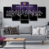5 piece modern art canvas prints Purple Murder whole decor picture-1230 (4)