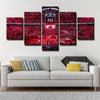 5 piece modern art canvas prints Raptors pink court home decor-1226 (2)