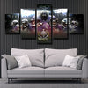 5 piece modern art canvas prints Ravens court champions wall decor-1232 (2)