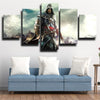 5 piece modern art framed print Assassin Revelations decor picture-1222 (1)
