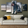 5 piece modern art framed print Assassin Syndicate Evie wall decor-1202 (3)