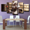 5 piece modern art framed print Assassin's Creed Desmond wall decor-1206 (2)