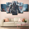5 piece modern art framed print Assassin's Creed Rogue decor picture-1203 (2)