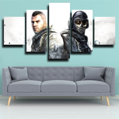 5 piece modern art framed print COD Modern Warfare 3 home decor-1301 (1)