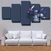 5 piece modern art framed print Clash Royale Mega Minion wall decor-1506 (2)