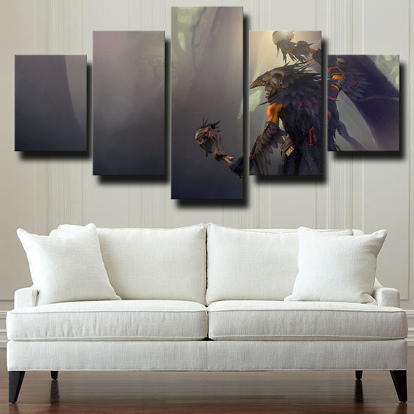 5 piece modern art framed print DOTA 2 Shadow Shaman wall decor-1435 (2)