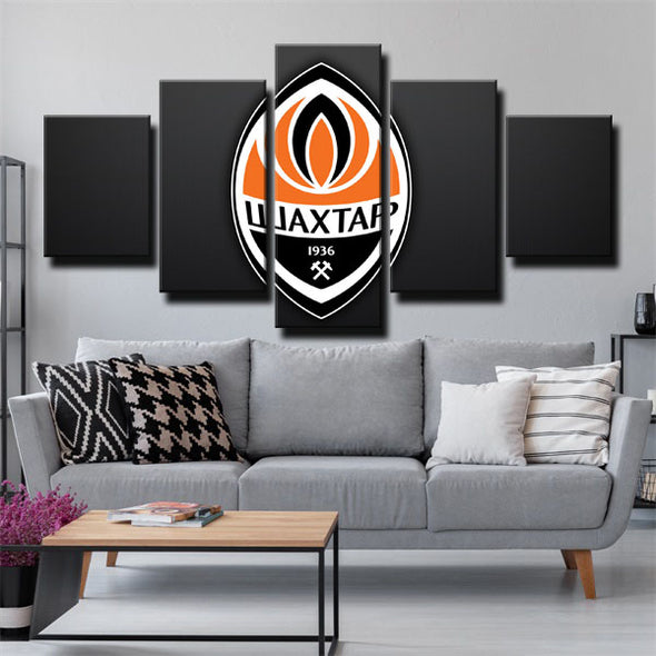 5 piece modern art framed print FC Shakhtar Donetsk Team LOGO wall decor1206 (3)