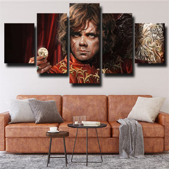 5 piece modern art framed print Game of Thrones The Lmp decor picture-1631 (3)
