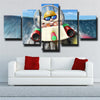 5 piece modern art framed print League Legends Corki home decor-1200 (2)