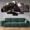 5 piece modern art framed print League Of Legends Graves wall decor-1200 (3)
